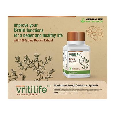 Herbalife Nutrition Vritilife Brain Health Tablet 60's - Herbal Dietary Supplement