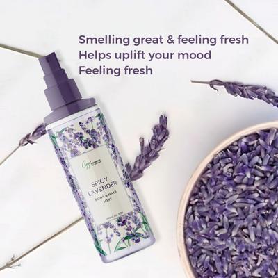 CGG Cosmetics Spicy Lavendar Body Mist 200 ml - Body Mist/Spray