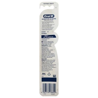 Oral-B Sensitive & Gums Gentle and Deep Clean Toothbrush - Extra Soft 1's - Toothbrushes