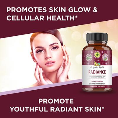 Organic Veda Radiance Veg Capsule 120's - Speciality Medicines