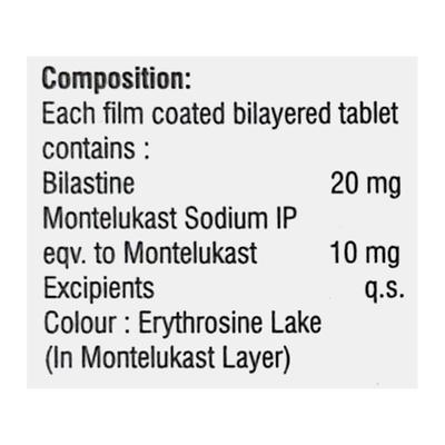 BILATIS M Tablet 10's - Allergies-Ant