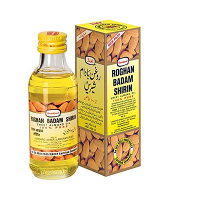 Roghan Badam Shirin Sweet Almond Oil 50 ml - Hamdard