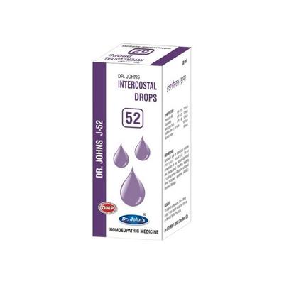 Dr.John's J 52 Intercostal Drops 30 ml - Homeopathic Drops