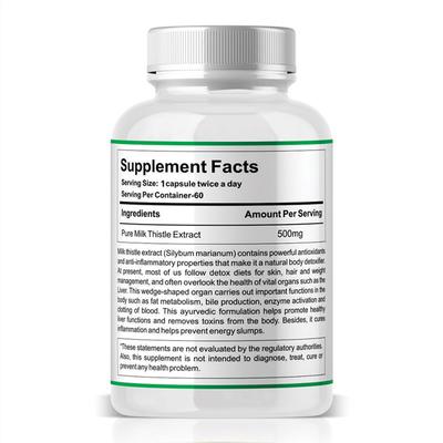 Nutrafirst Milk Thistle Extract Capsule 60's - Herbal Dietary Supplement