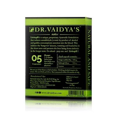 Dr.Vaidya's LIVitup! Capsule 5's - Speciality Medicines
