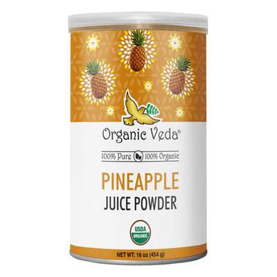 Organic Veda Pineapple Juice Powder 454 gm - Pure Herbs