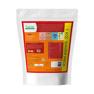 The Food Folks Roasted Pumpkin Seeds 1 kg - Nutritional Bars