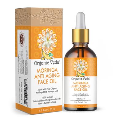 Organic Veda Moringa Anti Aging Face Oil 100 ml - Personal Care (Ayush)