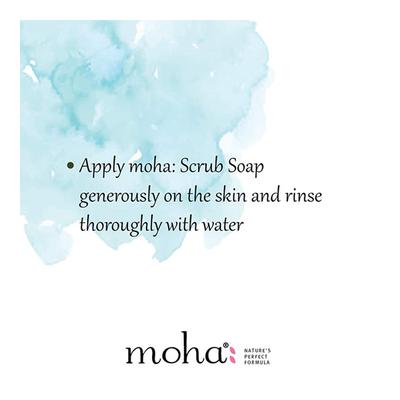 Moha Scrub Soap 100 gm (Buy 1 Get 1 Free) - Soaps