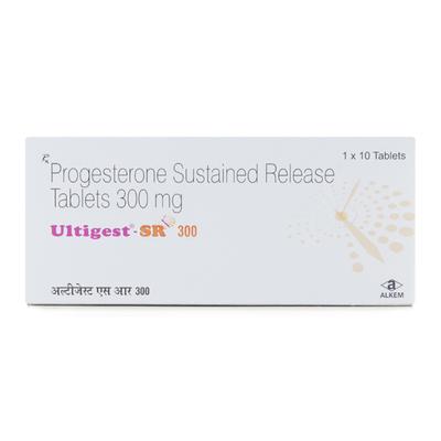 Ultigest SR 300mg Tablet 10'S - Hormonal Therapy-Oes