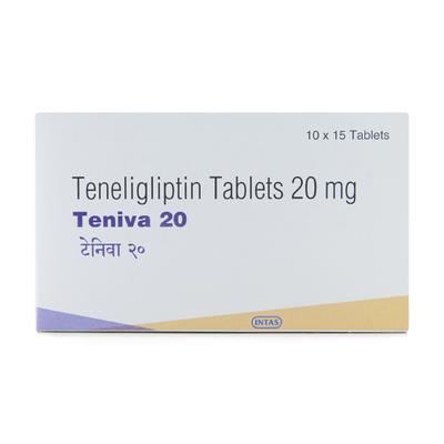 Teniva 20mg Tablet 15'S - Diabetes-Ant