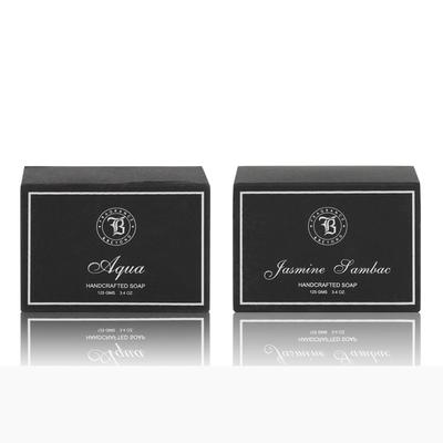 Fragrance & Beyond Aqua Soap and Jasmine Sambac Soap Combo (Pack of 2 X 125 gm) - Soaps