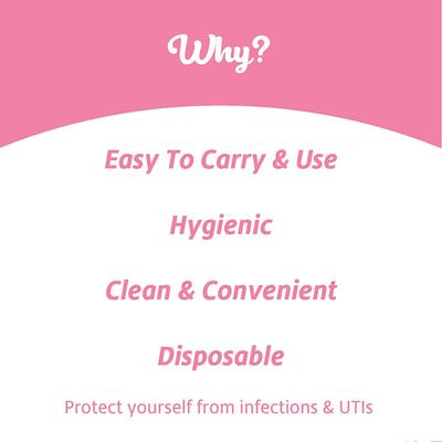 Sannap Stand and Pee Disposable Female Urine Director for Women -10's - Intimate Care