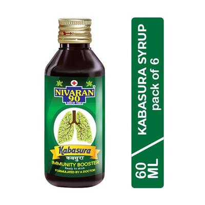 Nivaran 90 Kabasura Syrup (Pack of 6 X 60ml) 1's - Speciality Medicines