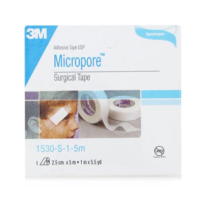 3M Micropore Adhesive Surgical Tape - (2.5 cm x 5 m) (1530-S-1-5M) - Tapes & Films