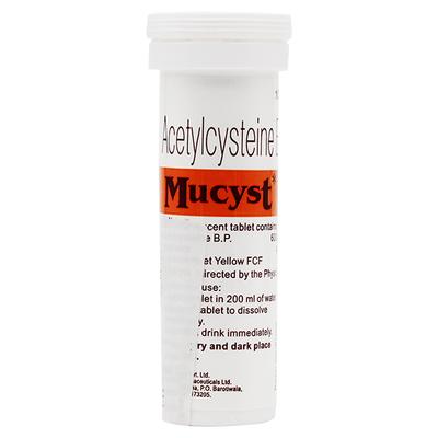 MUCYST 600MG TABLET 10'S - Asthma/COPD-Ast