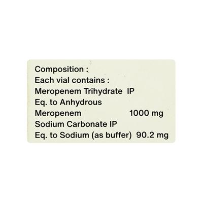 MYPENAM 1000 Injection 1's - Bacterial Infections-OBL