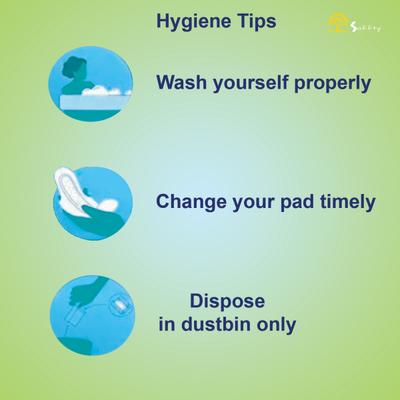 Saffty Ultra Thin Sanitary Pads 320 MM with Dry Cover and Wings (Buy 3 Get 1 Free) (XXL) 40's - Sanitary Napkins