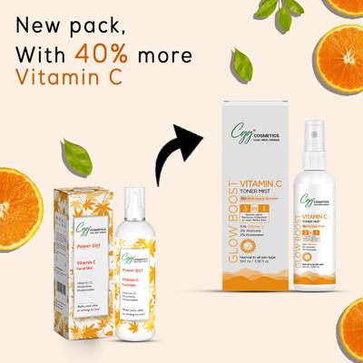 CGG Cosmetics Vitamin C Facial Mist - Powerful Antioxidant Formula 100 ml - Face Mists