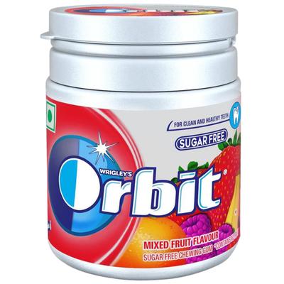 Wrigley's Orbit Chewing Gum (Sugar Free) - Mixed Fruit 66gm - Nutritional Bars