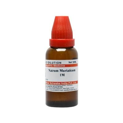 Dr.Willmar Schwabe Natrum Muriaticum 1M Liquid 30 ML - Dilutions