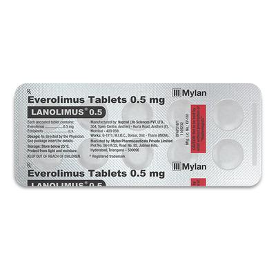 LANOLIMUS 0.5mg Tablet 10's - Auto Immune Disease-Imm