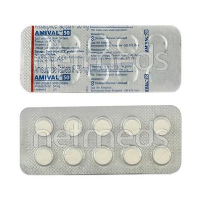 Amival 50mg Tablet 10'S - Schizophrenia-Aps