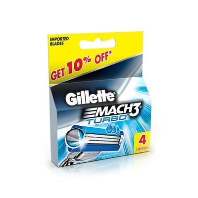 Gillette Mach 3 Cartridges 4's (N) - Razors & Cartridges