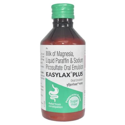 EASYLAX PLUS Sugar Free Peppermint Flavour  Oral Emulsion 170ml - Constipation-Lax