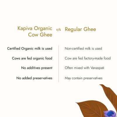 Kapiva Organic Cow Ghee 500 ml - Health Products