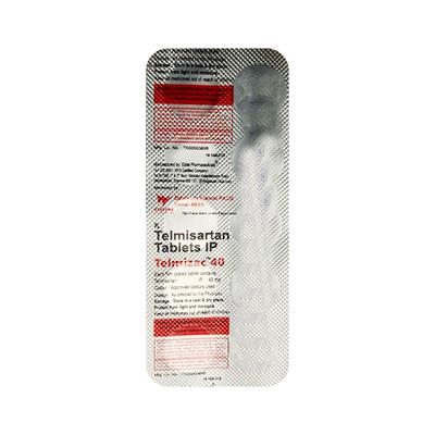 TELMIZAC 40mg Tablet 10's - Hypertension-Ang