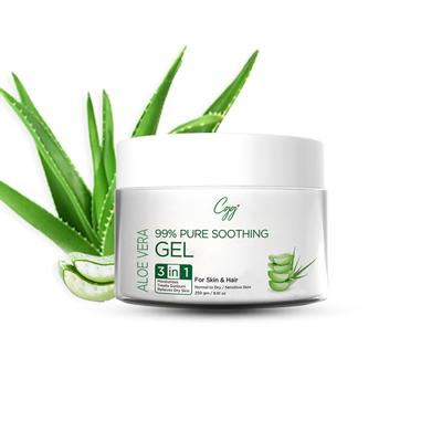 CGG Cosmetics Aloe Vera 99% Pure Soothing Gel- For Skin & Hair 250 gm - Face Gels