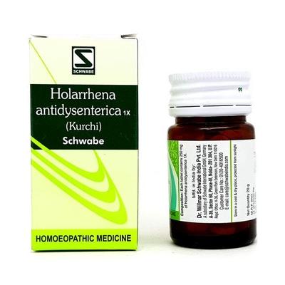 Dr. Willmar Schwabe Holarrhena Antidysenterica 1X Tablet 20 gm - Bio-Chemic