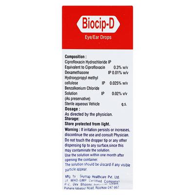 BIOCIP D Eye/Ear Drops 10ml - Eye Infections-Eaa