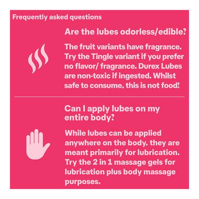 Durex Play Pleasure Gel - Saucy Strawberry 50 ml - Flavoured Lubes