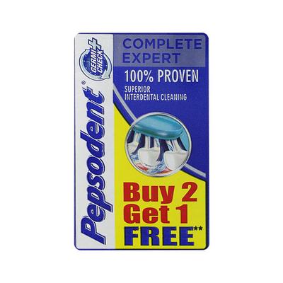 Pepsodent Complete Expert Toothbrush - Medium (Buy 2 Get 1 Free) - Toothbrushes