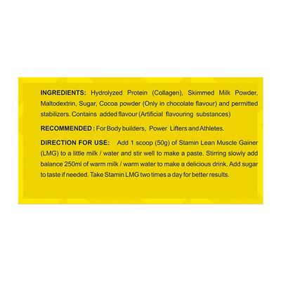 Stamin Lean Muscle Gainer - Chocolate Flavour 2 kg - Weight Gain