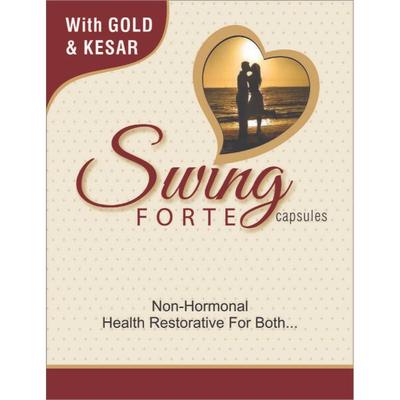 Shree Dhanwantri Herbals Naturals Swing Forte with Gold & Kesar Capsule 50's - Speciality Medicines