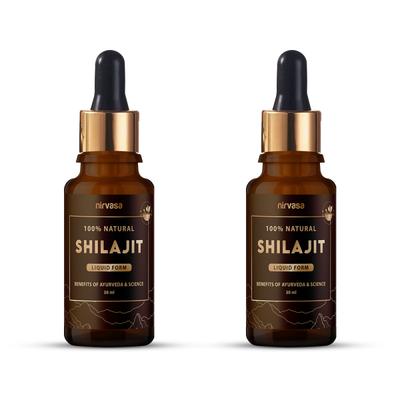Nirvasa Shilajit Liquid (Pack of 2 x 30 ml) 1's - Sexual Care