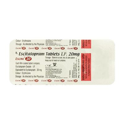 ESCNX 20 Tablet 10's - Depression-Ant