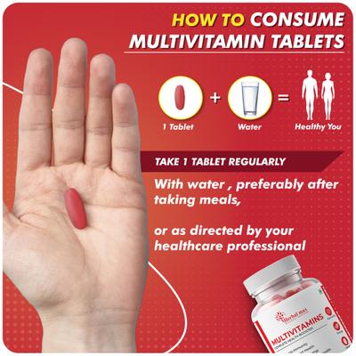 Herbal Max Multivitamins Tablet 60's - Multi-Vitamins