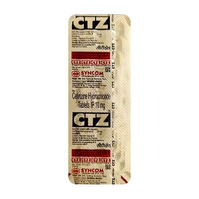 CTZ Tablet 15's - Allergies-Ant