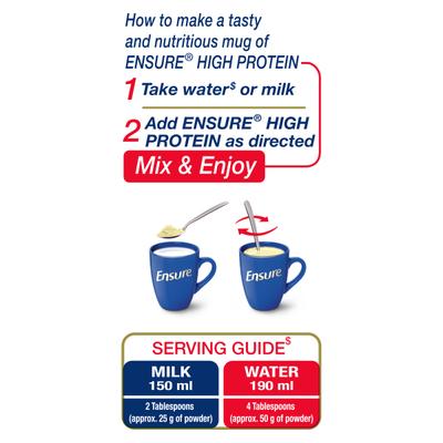 Ensure High Protein Nutrition Powder - Chocolate Flavour 200 gm (Refill Pack) - Nutritional Supplement