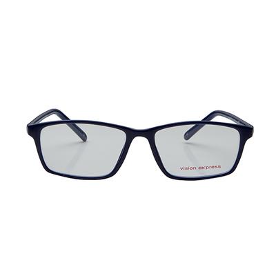 Vision Express 28976 Blue Rectangle Eyeglasses (Including Anti-Reflective Coating Lens) 1's - Wearables Eye Glasses