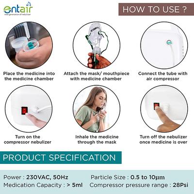 Entair Compressor Nebulizer (JK15) - Nebulizers / Vaporizer