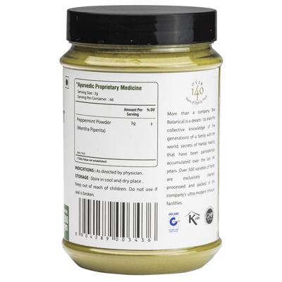 Bixa Botanical Peppermint Leaves Powder 200 gm - Speciality Medicines