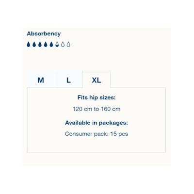 TENA Adult Pull Ups-Pant Style Underwear (Extra Large) 15's - Adult Diapers & Pads