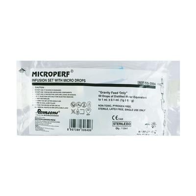Romsons Microperf Infusion Set with Micro drops(SS-3064) - Infusion Set