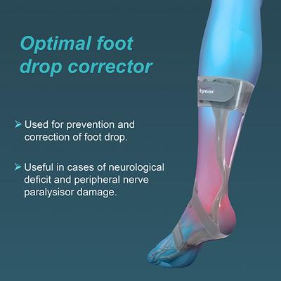 Tynor Foot Drop Splint With Liner Left (S) (D 43) - Knee/Ankle/Leg/Foot Supports