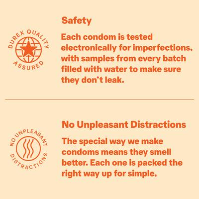 Durex Condoms - Extra Dots 3's - Plain/Flavoured Condoms